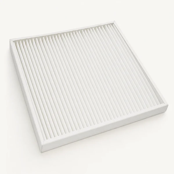 DuraFit cabin air filter with white pleated media