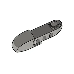 Adapter B2: Push Button wiper arm fitting (drawing)